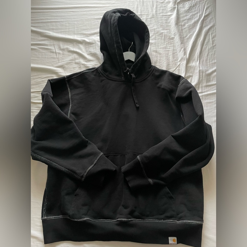 Carhartt Black Nebraska Contrast Stitch Hoodie